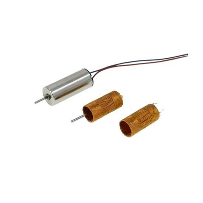 Motore elettrico a corrente continua a spazzola leggero 8 mm 0,3 mNm 8620 giri al minuto 12 V Motore elettrico a corrente continua a spazzola
