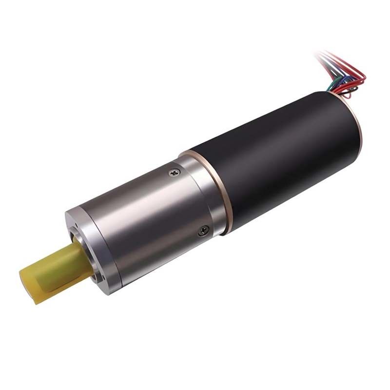 Motore a corrente continua senza spazzola ad alta resistenza 12V 24mm 1500mNm 6.0RPM Motore senza spazzola a marcia