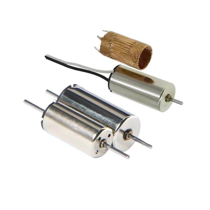 Motore elettrico micro 8mm personalizzato 0,3mNm 8620rpm 12V DC Carbon Brush DC